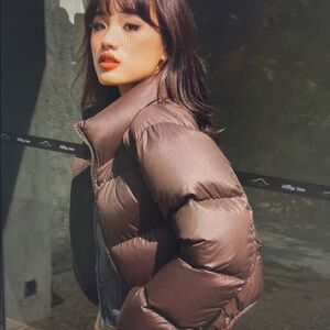 Women's Brown Puffer Jacket